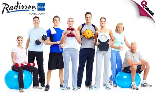 Health Club Membership for Single, Couple OR Family at Radisson Blu Hotel, Doha!